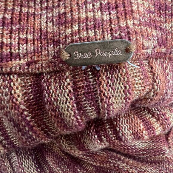 Free People Gold Coast Knit Maxi Skirt Sz L - Picture 11 of 11